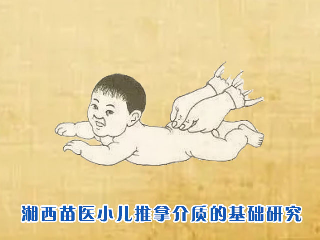 湘西苗医小儿推拿介质的基础研究